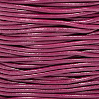 PINK LEATHER CORD, 2mm Round Leather Cording 12 Feet Great for Leather  Wraps, Choose from Granada Burgundy, Pinks or Reds