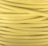 Round Leather Cord, 6.0mm, Custom Colors, 50 Meter Spool