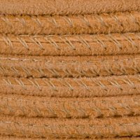 Stitched Suede Round Leather Cord, 2.5mm, 1 Meter Pack