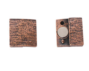 Glu-N-Go Magnetic End Caps, 20x2.5mm, Copper