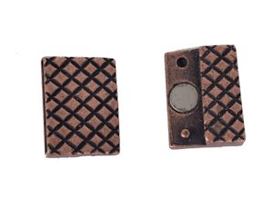 Glu-N-Go Magnetic End Caps, 20.0x2.25mm, Copper