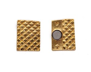 Glu-N-Go Magnetic End Caps, 20.0x2.25mm, Gold
