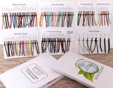 Round Leather Cord Color Chart